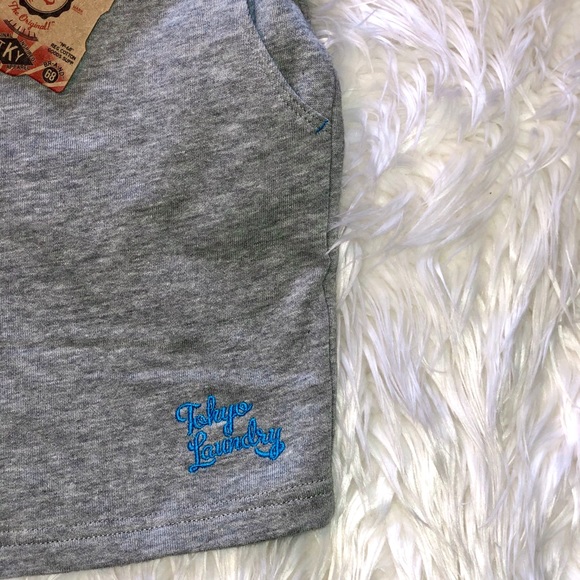 🖤NWT - Tokyo Laundry Lawes Sweat Shorts 90% Cotton - Picture 8 of 8